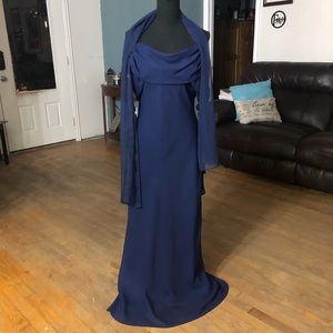 Navy Blue Formal Dress Size 12